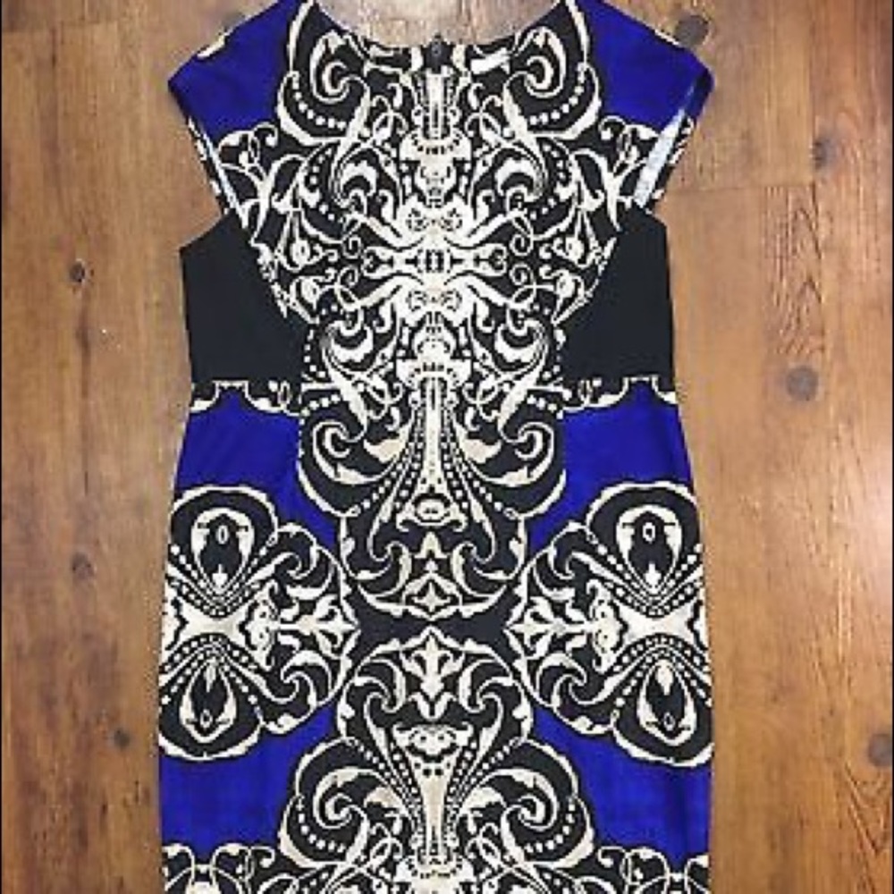 Donna Morgan/A Pea In The Pod Damask Sheath Dress